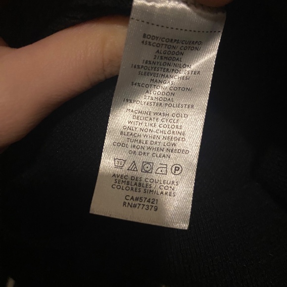 Ann Taylor Black Balloon Sleeve Sweater | Size XS petite - Picture 5 of 5